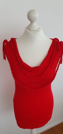 Bluse Marinestyle rot Grösse 34/36