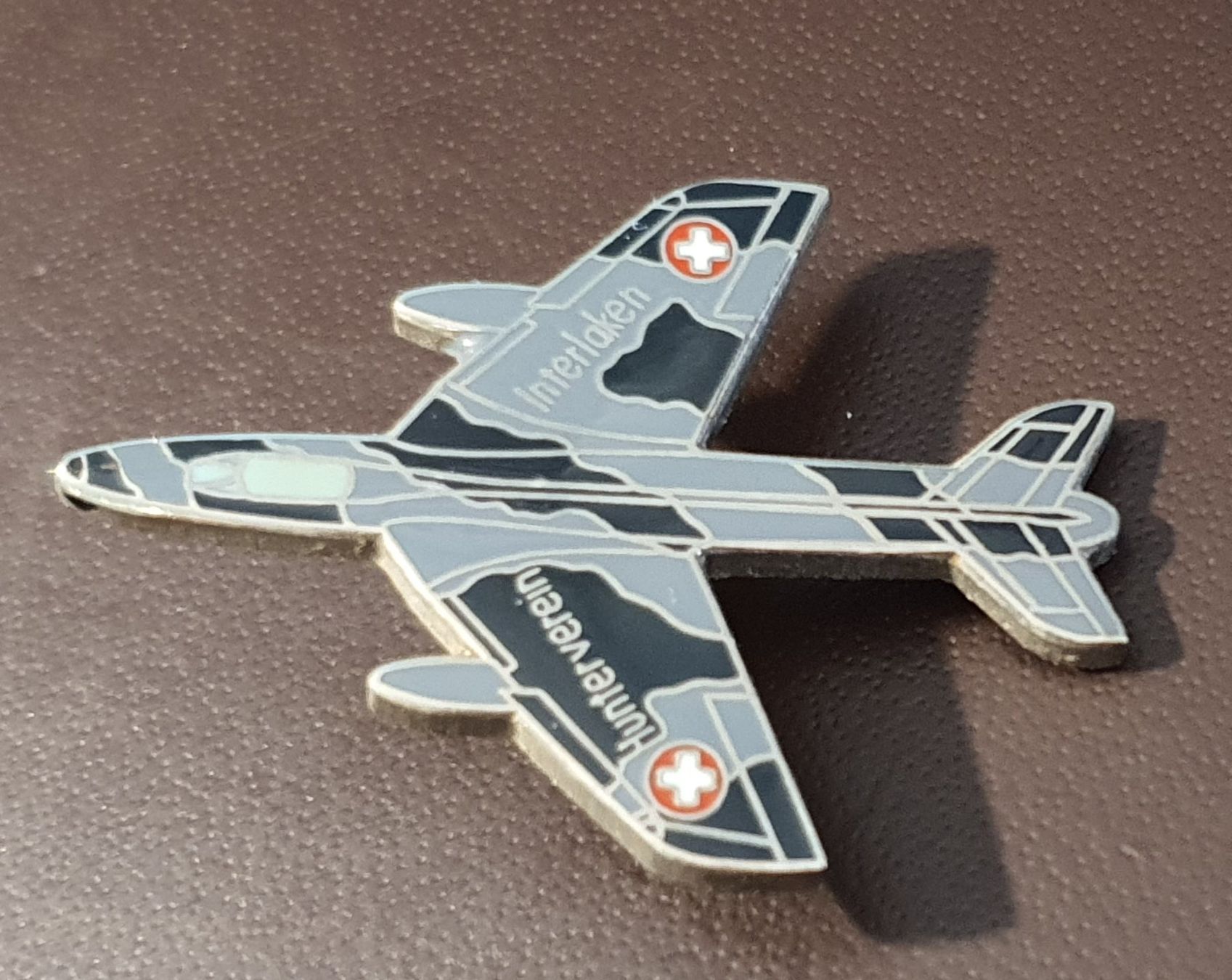 Schweizer Armee Placchette & Badge: F570B - Pin Hunter Verein Interlaken – Usato da Reinach BL venduto da Boston-Verkauf 1