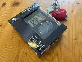 SEMPRE LCD Funk-, Radio-Wecker, Schwarz
