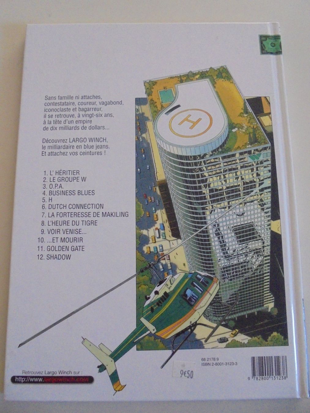 Comics: LARGO WINCH " 12 ) Shadow " édition originale 2002 – Gebraucht aus Eclépens von Consuelo 1