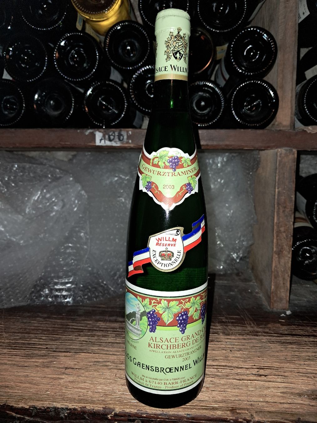 Vino: Alsace Grand Cru Gewurztraminer 2003 – Nuovo e nell'imballaggio originale da Le locle venduto da juliensaran