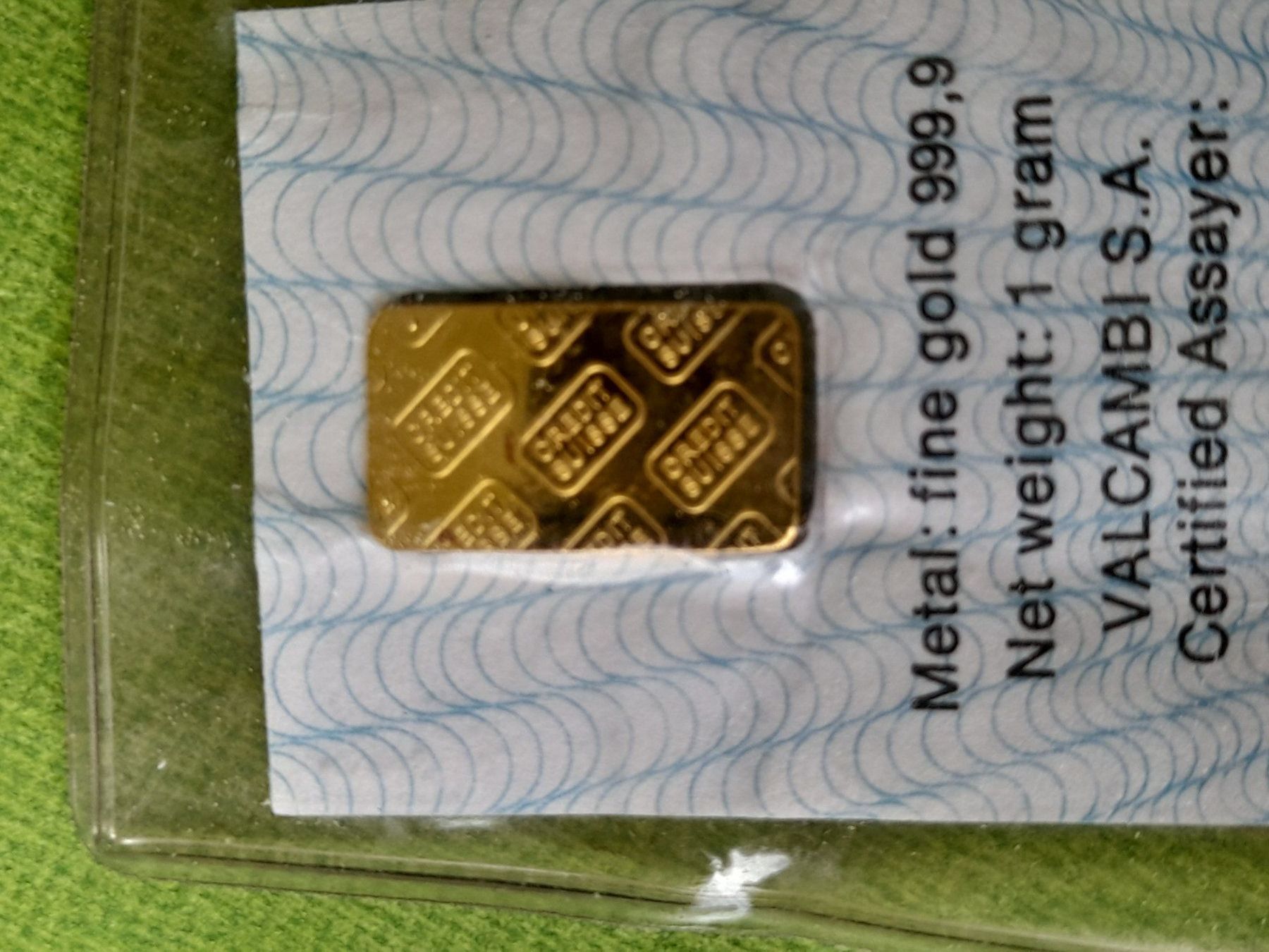 Metalli preziosi: 1 gr. fine Gold Credit Suisse – Usato da Aeschi b.Spiez venduto da 52_wochen 3