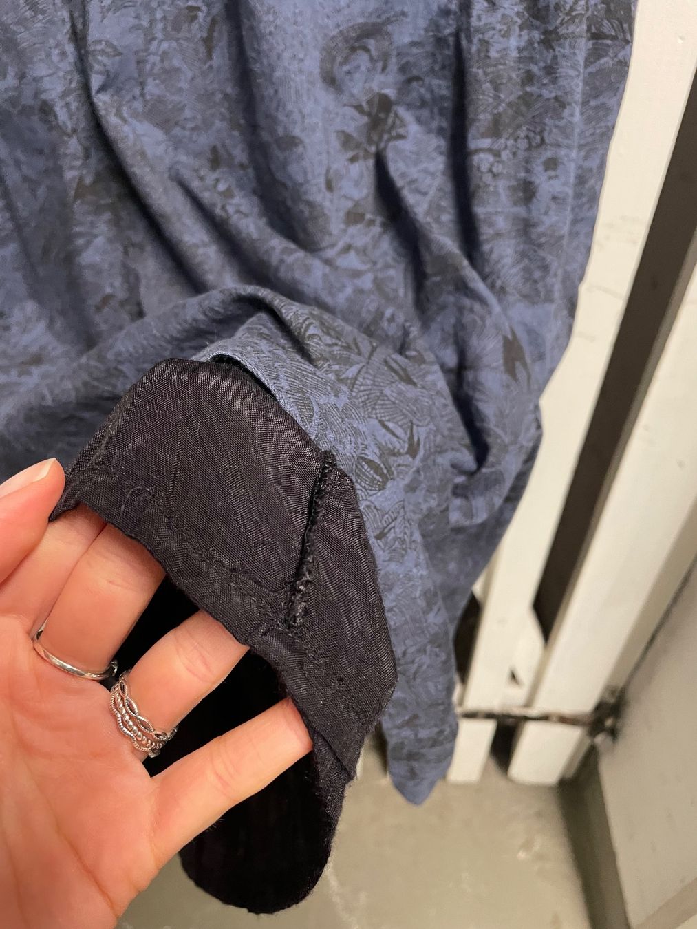 Vestiti: NOA NOA Kleid Gr. XS Baumwolle dunkelblau – Usato da Zürich venduto da MrsWollishofen 4