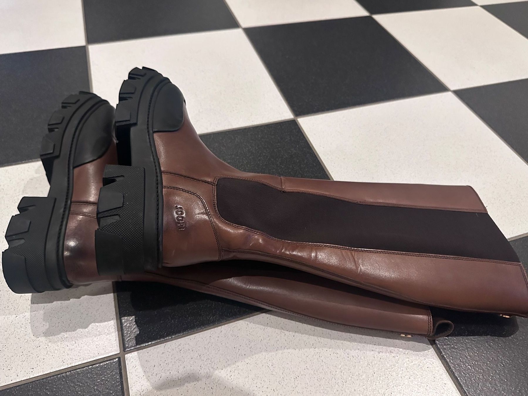 Joop Scarpe da donna: Joop! Lederstiefeln marron, Grösse 38 – Usato da Bern venduto da Yersinia03 6
