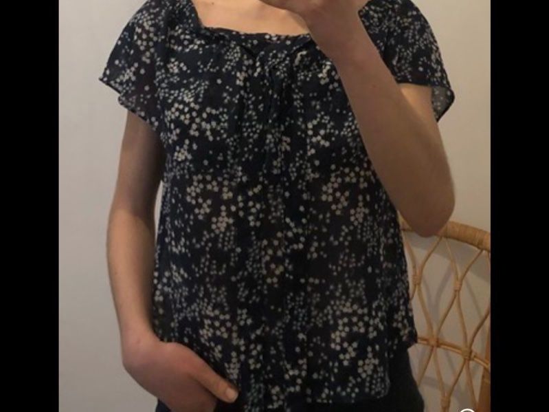 Michael Kors Top: Top épaules dénudées à fleurs Michael Kors – Nuovo (secondo la descrizione) da Genève venduto da vic_s9c5 3