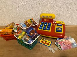 Kaufladen Spielzeugkasse mit Zubehör