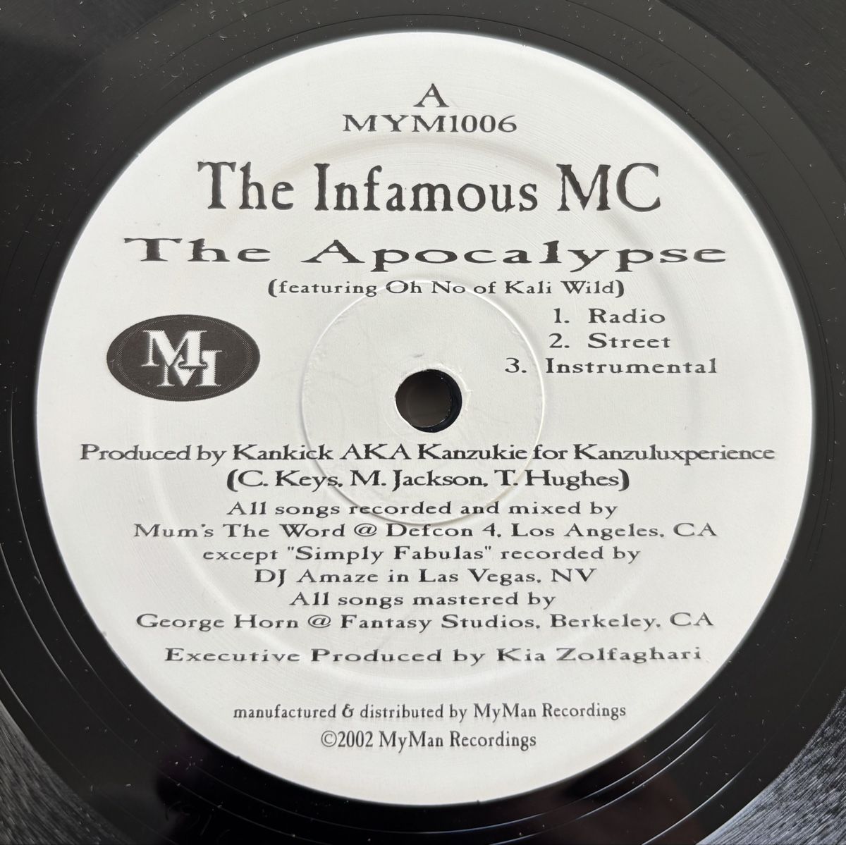 Dischi in vinile: The Infamous MC - The Apocalypse 12" VG+/VG+ – Usato da Neuchâtel venduto da Deivid2 1
