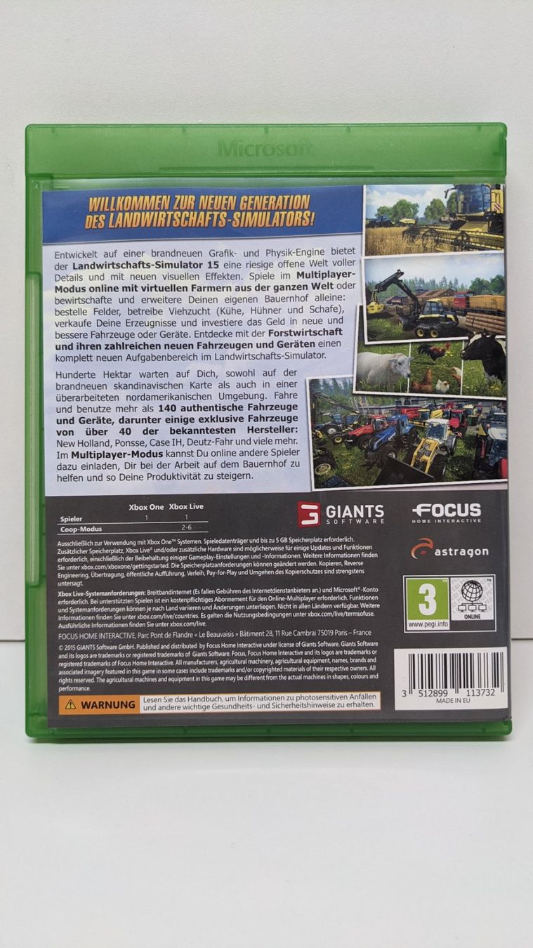 Giochi: Landwirtschafts-Simulator 15 - Xbox One – Usato da Menziken venduto da mame18 2