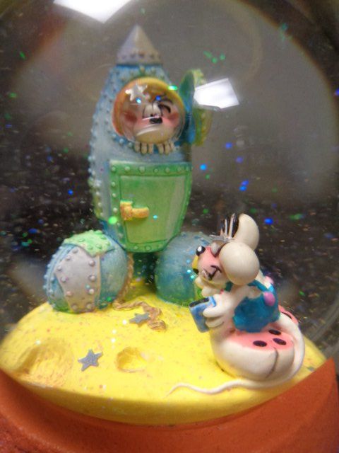 Tutte le decorazioni: Originale Diddle Zauberkugel Glitzerkugel Comic Figur – Usato da Bürglen TG venduto da Nobi99 2