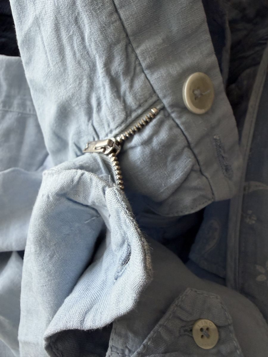 Hosen: Leinen Hose hellblau 120% Lino, Grösse 46  – Gebraucht aus Schattdorf von lestage 5