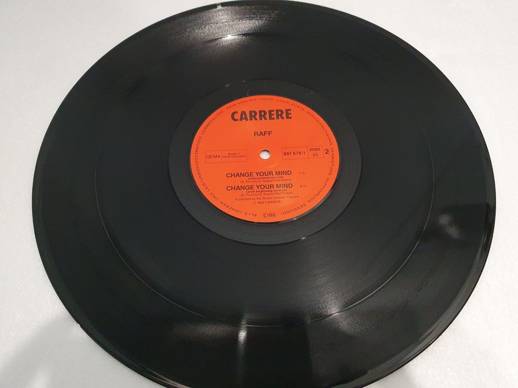 Schallplatten: Raff – Change Your Mind (Maxi, Synth-pop) – Gebraucht aus Uster von Vinyl-Leidenschaft 5