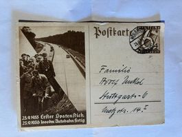 Postkarte Deutschland 1936