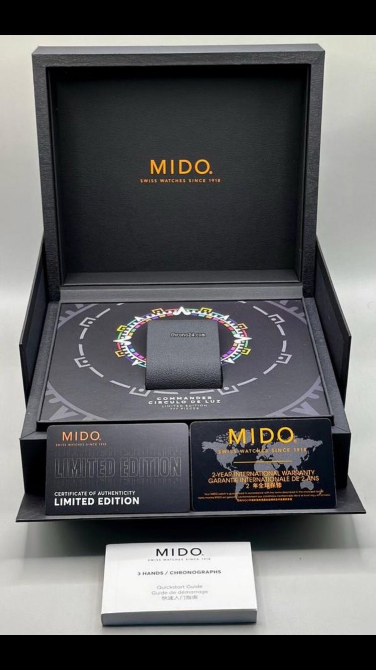 Mido Orologi: Mido Commander Círculo de Luz Limited Edition – Nuovo e nell'imballaggio originale da Itingen venduto da bubibu 5