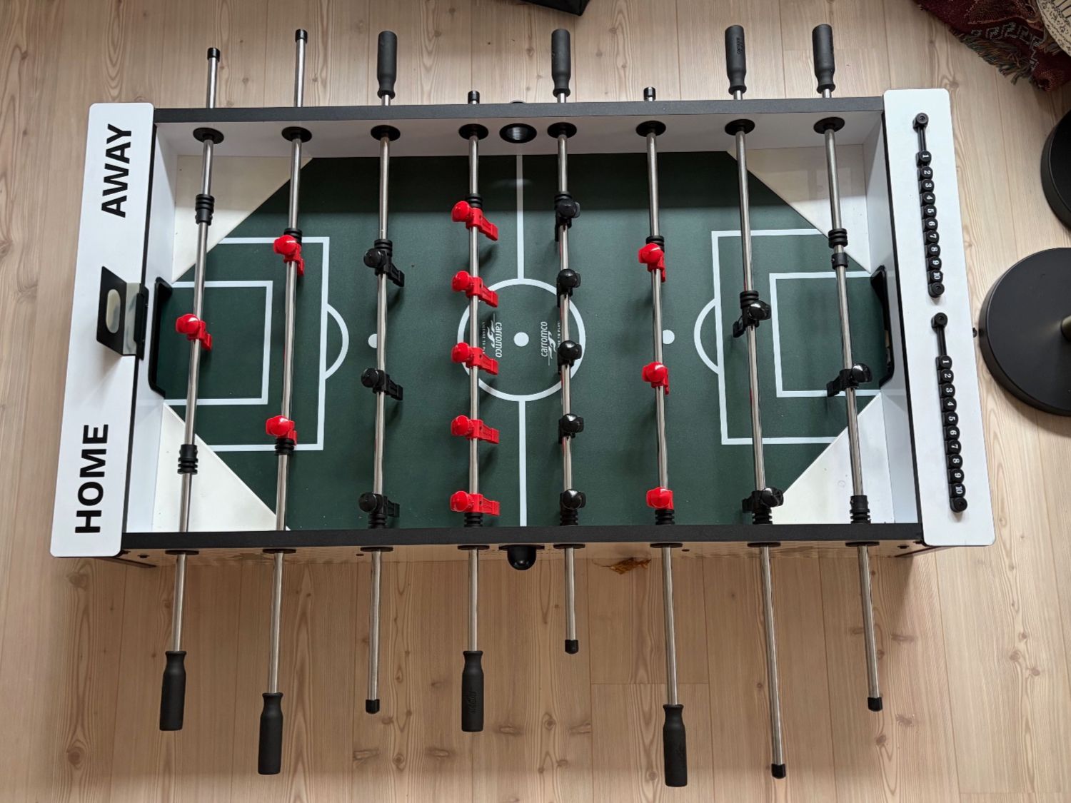 Giochi: Carromco Evolution-XT Tischfussballtisch mit App-Verknüpfung – Usato da Möriken AG venduto da Miss_JQ