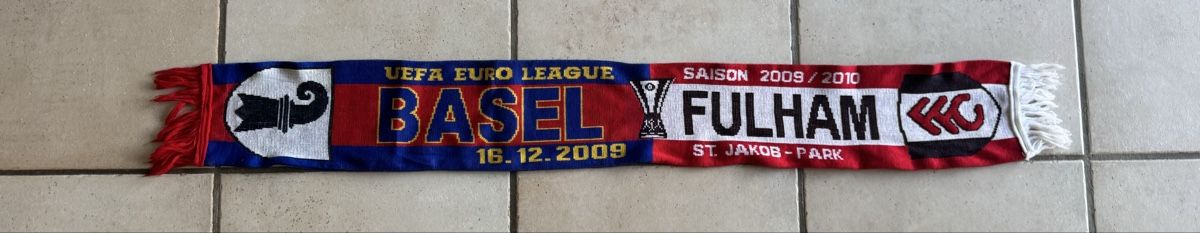 FC Basel Foulard & Sciarpe: Fc Basel - Fulham Europa League Schal – Usato da Lenzburg venduto da Meister_k 1