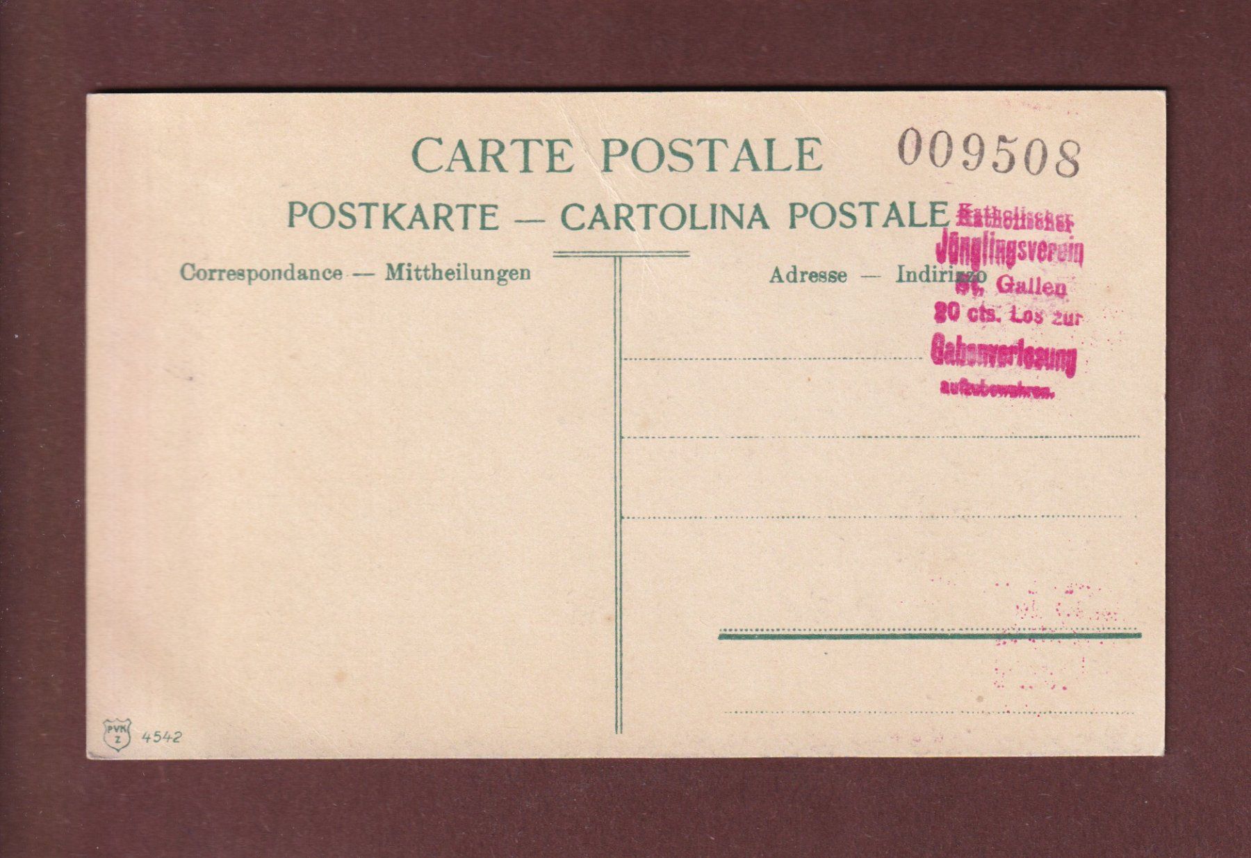Cartoline postali: Interlaken - JUNGFRAU vom Rugenhügel – Usato da Pully venduto da nicecards-shop 1