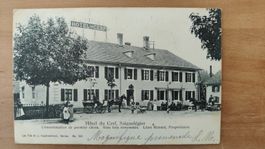 Hotel du Cerf Sainelegier um 1900
