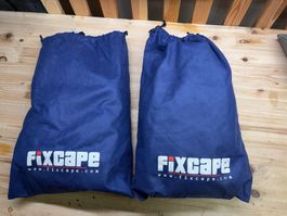 fixcape Autositzbezug aus Baumwolle universal schwarz 2 Stk