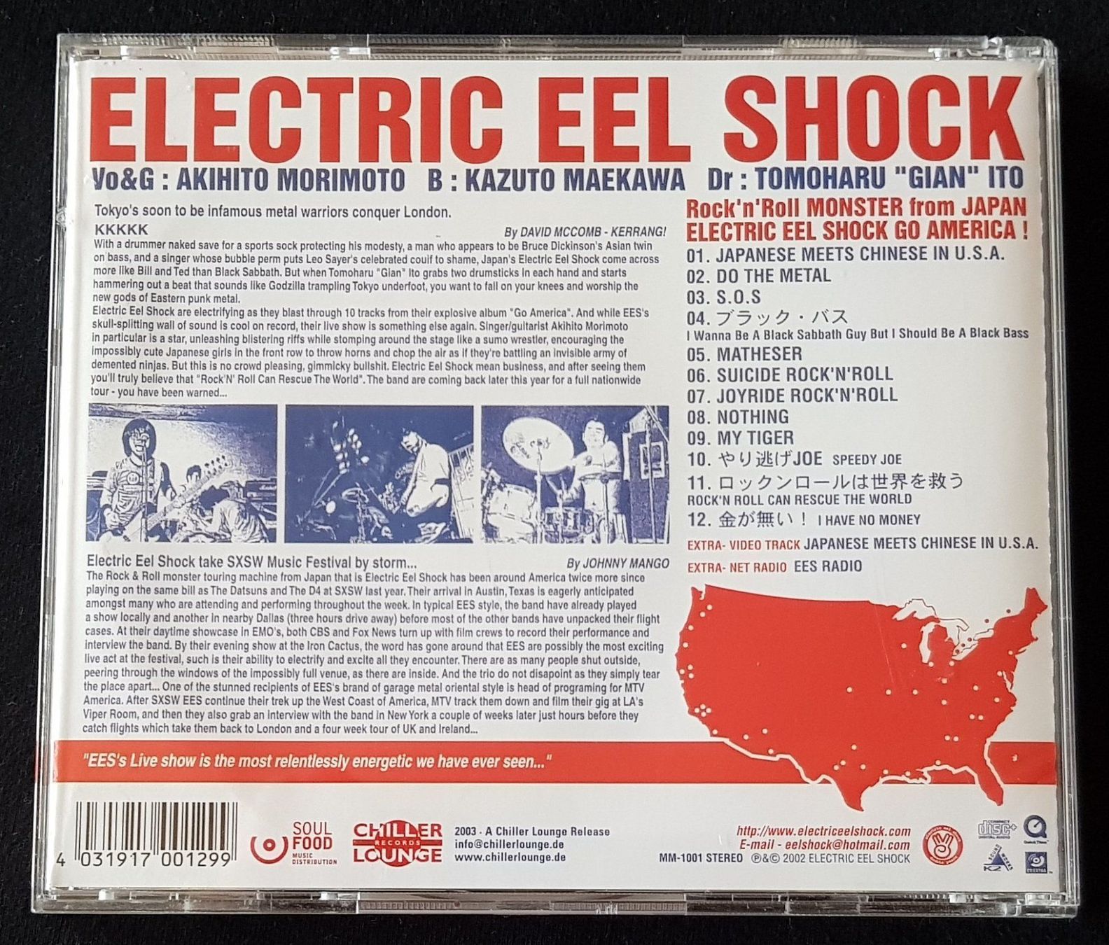 CD: Electric Eel Shock – Go America! - CD - 2003 – Usato da Uster venduto da Zardodel 1