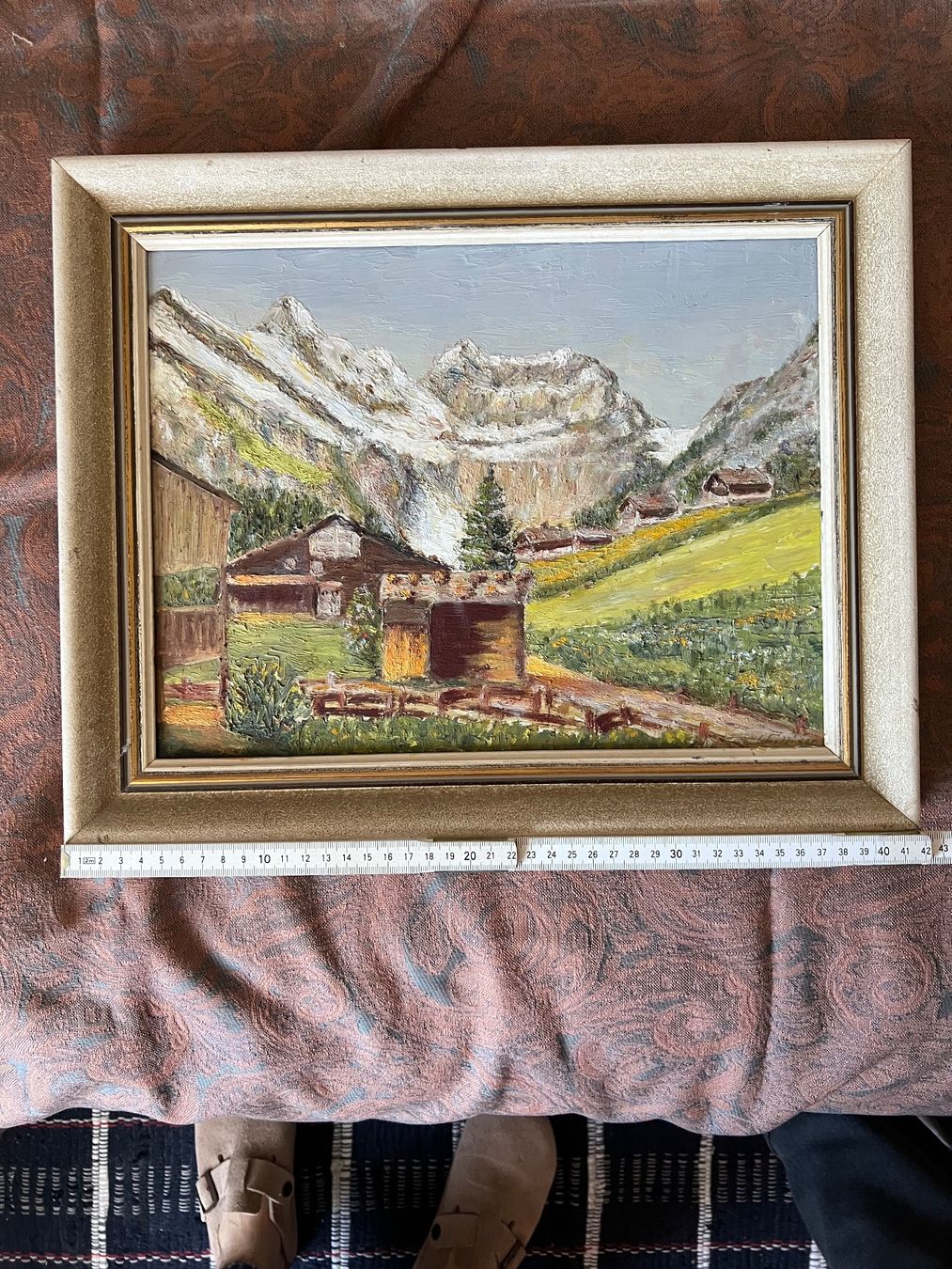 Dipinti: Oelgemälde Alpenlandschaft – Usato da St. Gallen venduto da Allu90er
