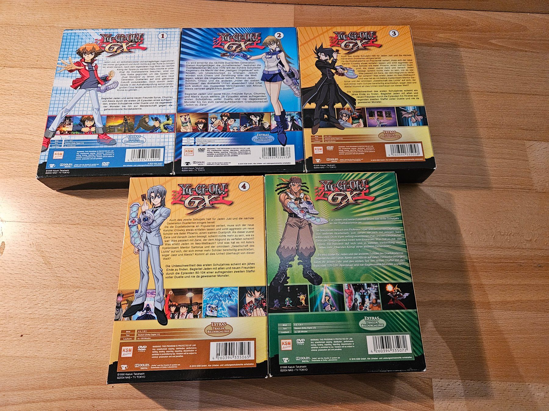 Tutti i DVDs: Yu-gi-oh GX Anime Boxen 1-5 – Usato da Hombrechtikon venduto da JackBleacher 1