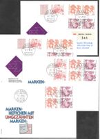 4 FDC Serie 595H5-598H5 11 Werte aus Markenheft ET 5.1.1979