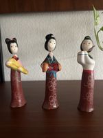 Handgefertigte Vintage  japanische Figuren – 3er-Set