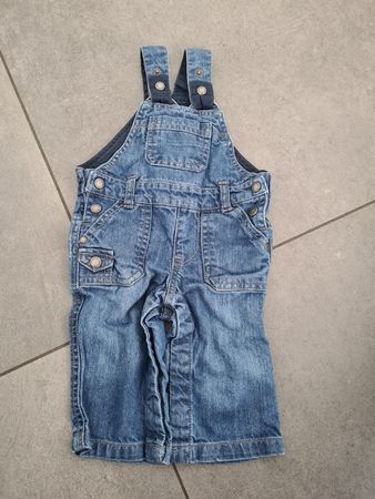 Vertbaudet Latzhose Jeans blau Grösse 67