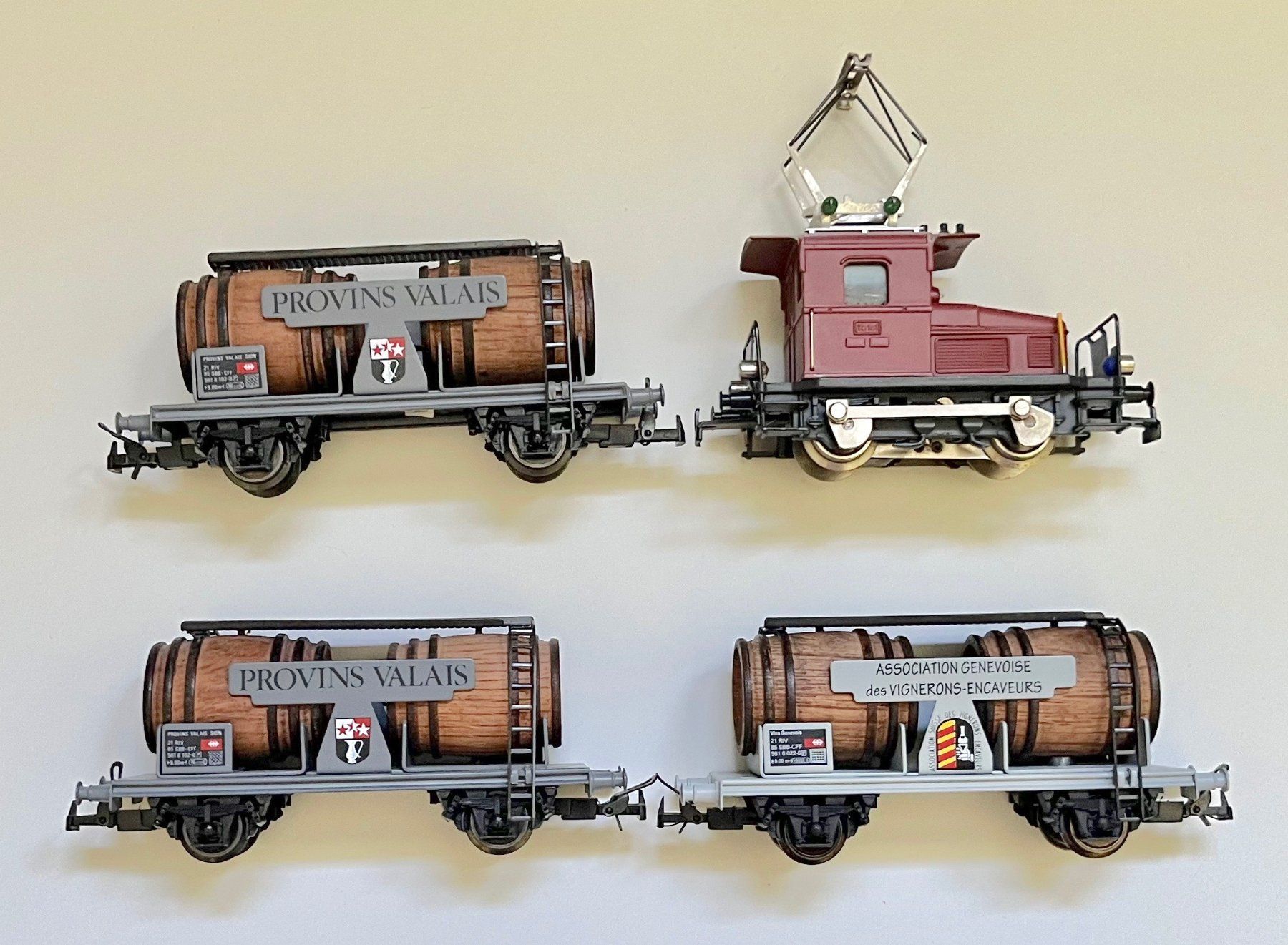 SBB/CFF/FFS Modelleisenbahnen: HAG   ELETTREN SBB Weinwagen – Gebraucht aus Bleiken von hbw45