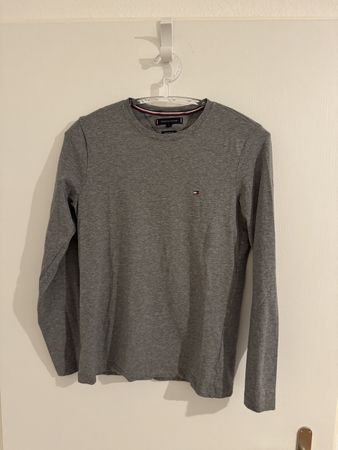 Tommy Hilfiger Longsleeve Grau, Grösse M -Top Zustand! Y2k