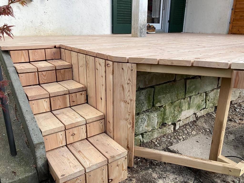 Articoli in legno: Terrassenboden aus Lärche nach Mass – Nuovo (secondo la descrizione) da Böckten venduto da unikatum 1
