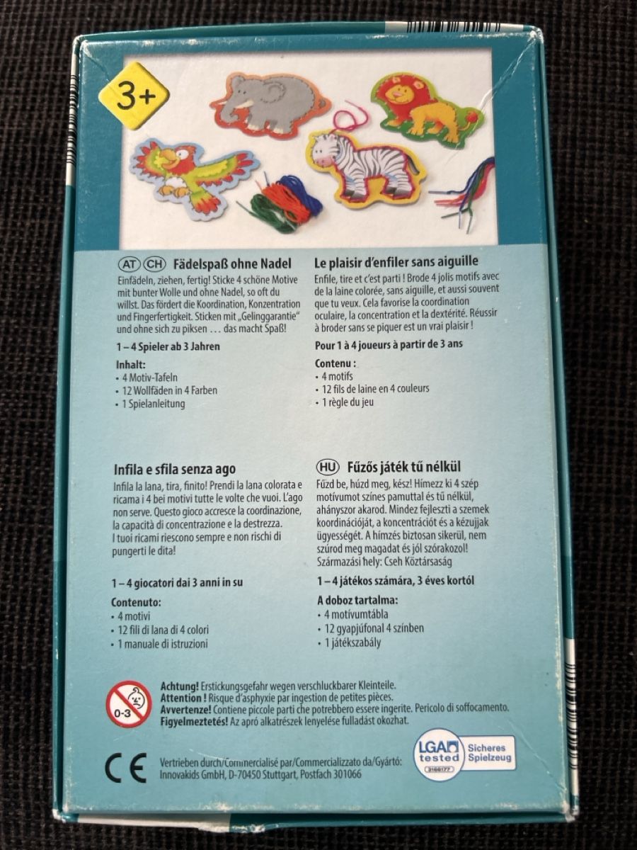 Giochi: Fädelspass Lernspielzeug ab 3J – Usato da Dottikon venduto da cimar 3