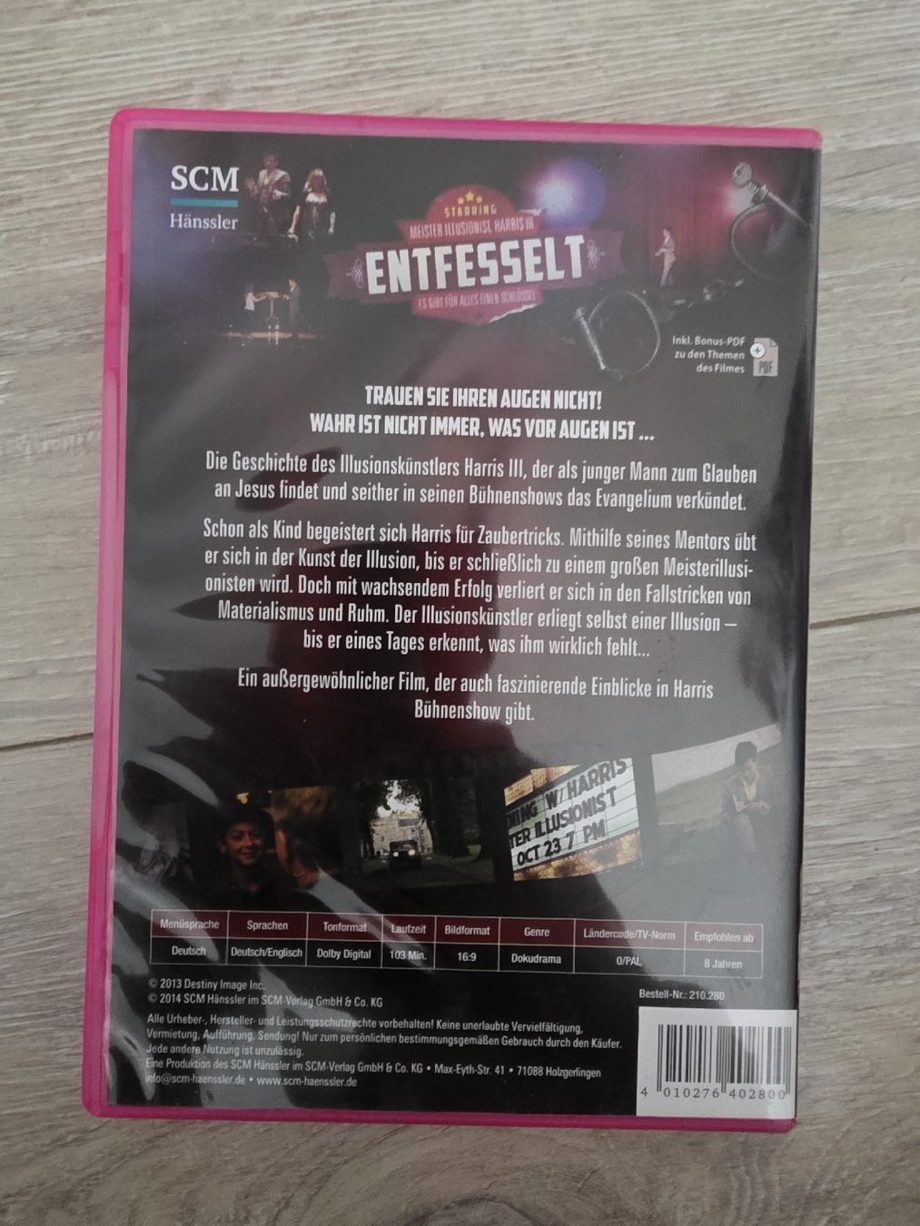 Tutti i DVDs: Entfesselt DVD – Nuovo (secondo la descrizione) da Wigoltingen venduto da Zuckerfee84 1