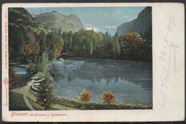 Blausee  mit  Birrstock  u.  Doldenhorn  1909