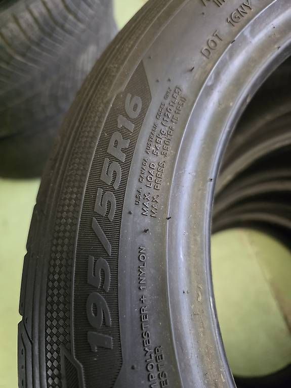 Hankook Pneus & Kompletträder: 4X Stk.HANKOOK  195 /55R16  8mm – Gebraucht aus Rümlang von AZAutozubehor 4