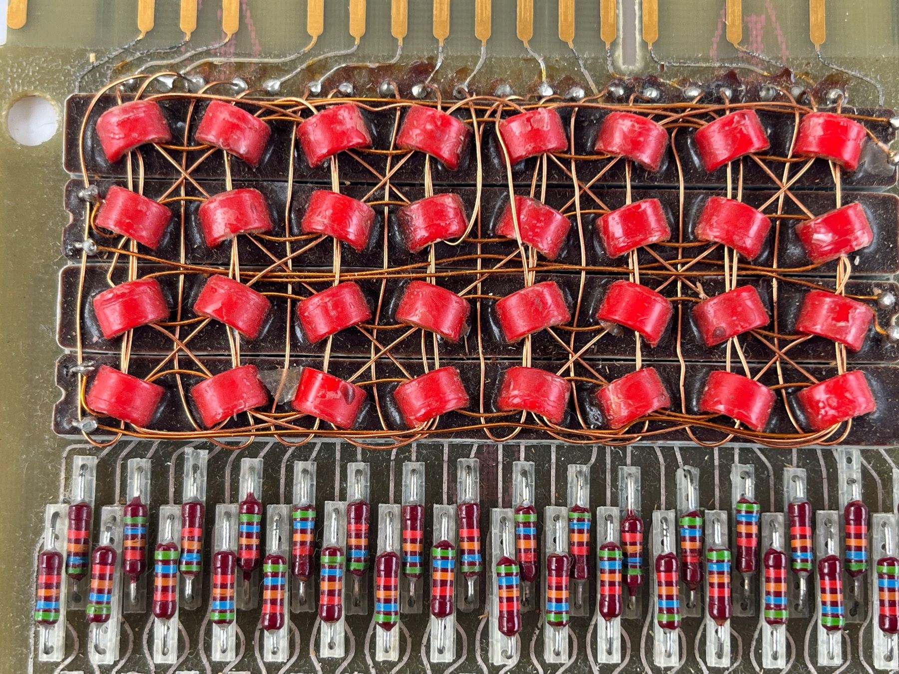 Elektronikbauteile: Historischer BBC Core Memory Print  32 Bit GJR2 1803 – Gebraucht aus Brugg AG von Pedro4