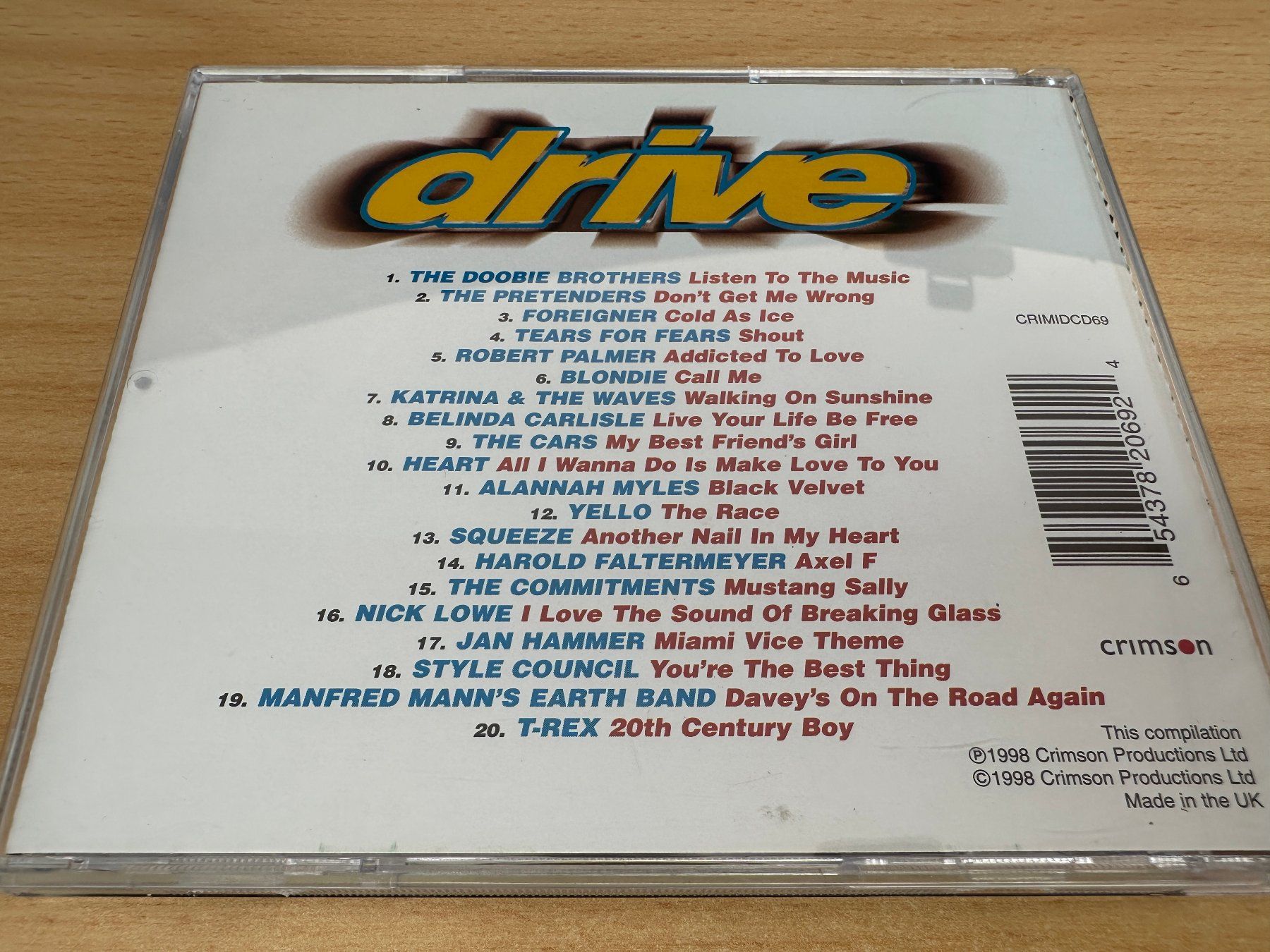 CD: Various – Drive – Usato da Rikon im Tösstal venduto da Alpenmutz 1