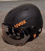 Uvex Skihelm mit Visier, Grösse 52-56cm, Guter Zustand!
