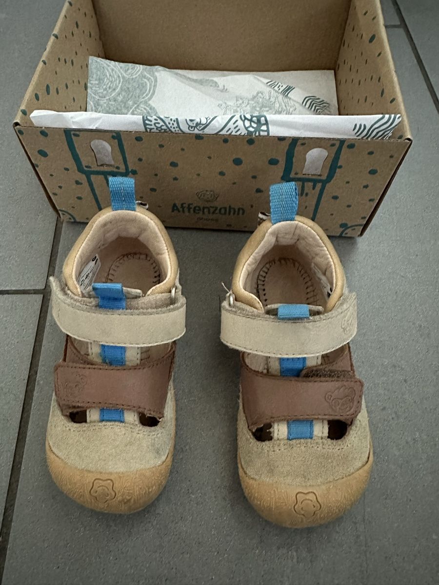 Affenzahn Scarpe per ragazzi: Affenzahn Sandale Grösse 22 beige  – Usato da Zürich venduto da Rania68