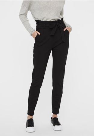 Vero Moda PAPERBAG Stoffhose schwarz (Sx30)
