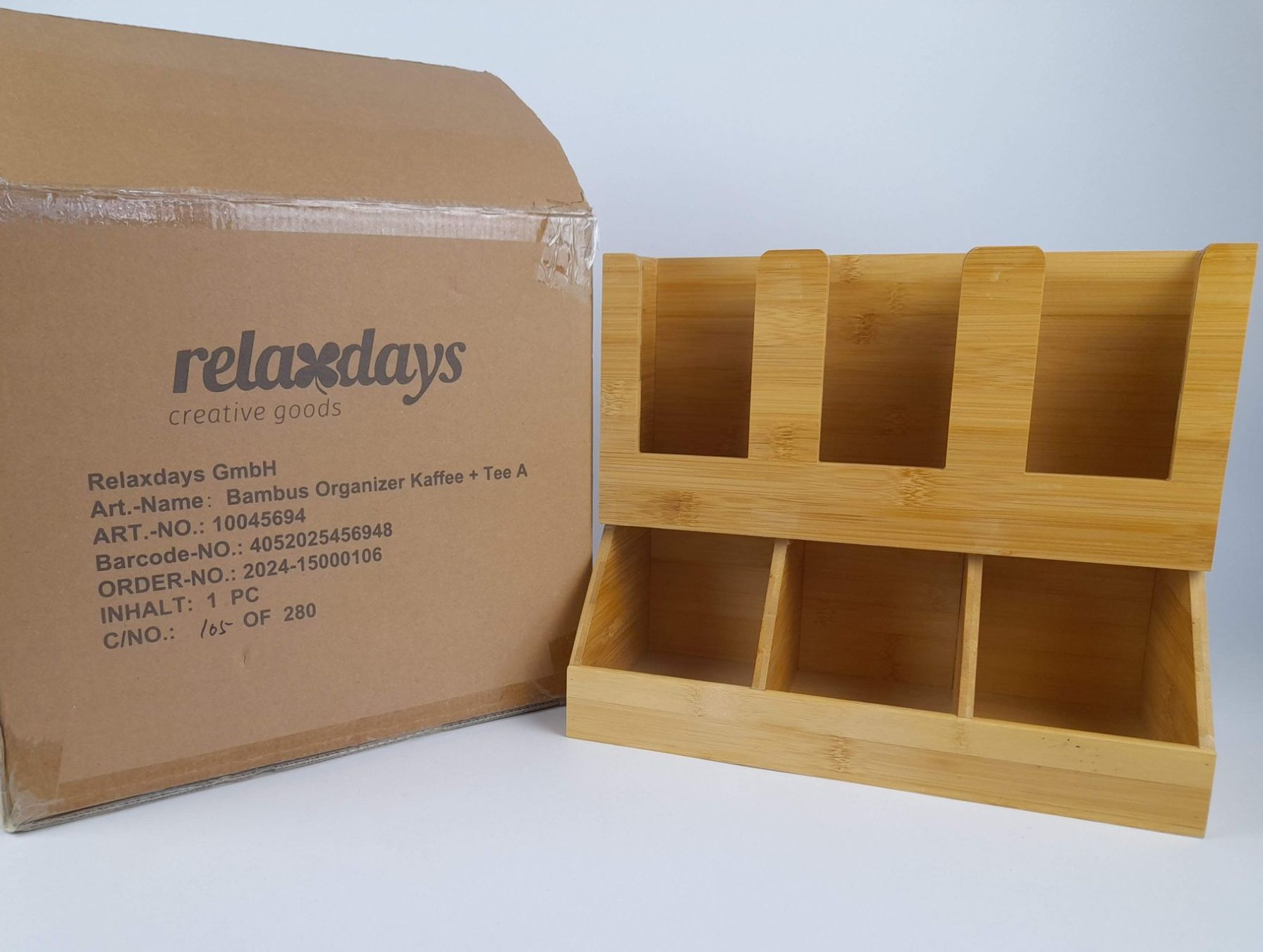 Sonstige Dekorationen & Accessoires: RELAXDAYS Kaffee Organizer 6 Fächer – Neu (gemäss Beschreibung) aus Liebefeld von Restwert_Liebefeld 2