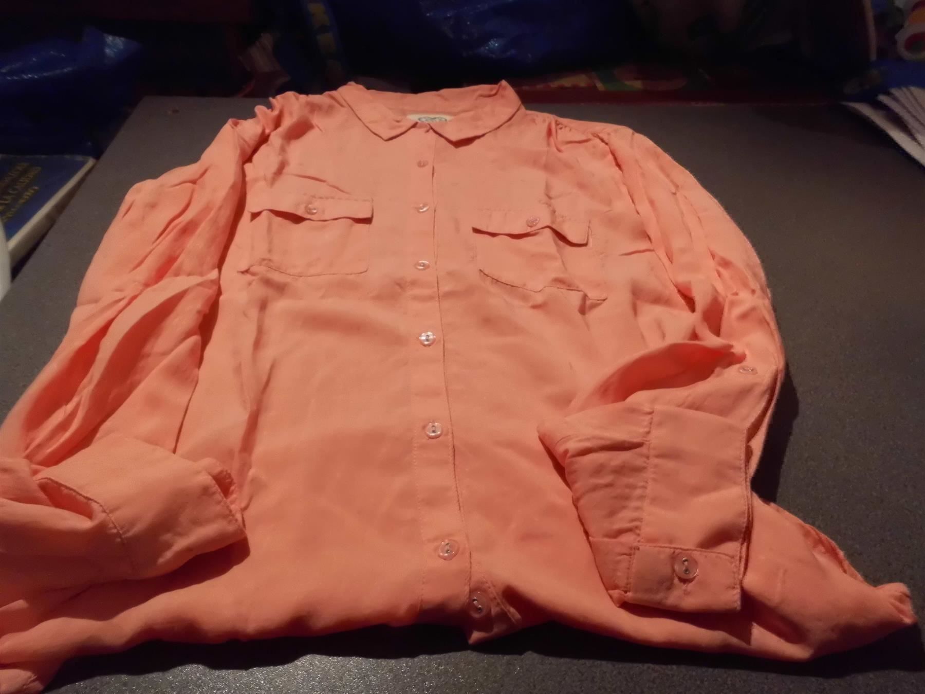 Camicette, T-shirt & Top: Bluse Grösse 170/176 C&A, Pretty, lachs – Usato da Zürich venduto da abraxas1291