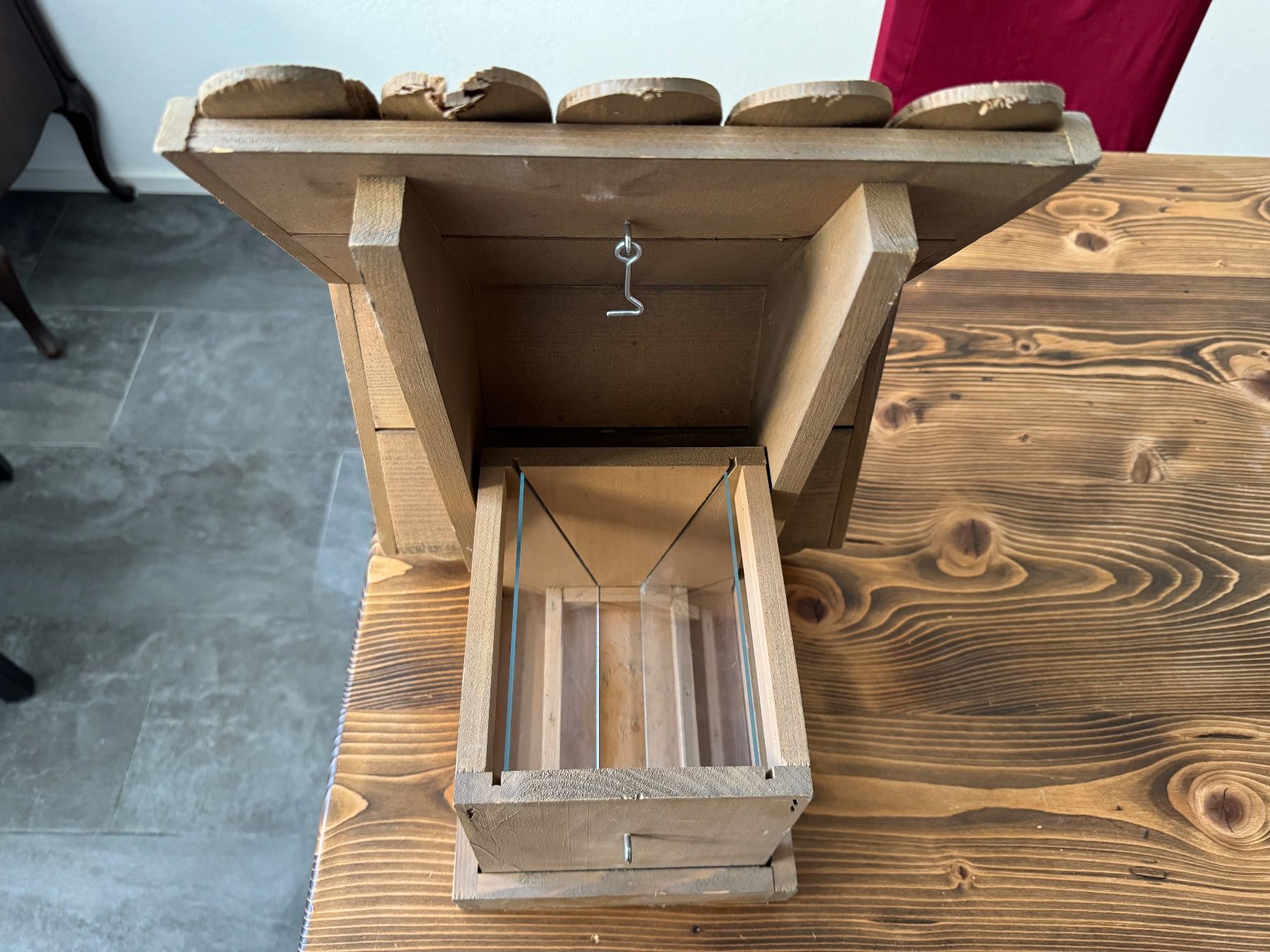 Casette per uccelli: Vogelhäuschen / Futterhaus aus Holz – Usato da Arisdorf venduto da imbeck 3
