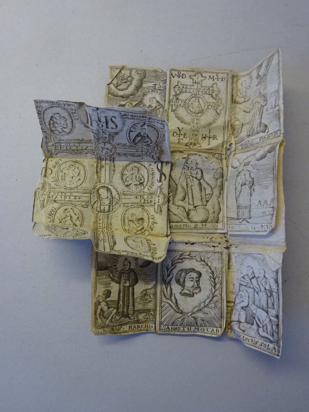Gemälde: Hl. Breverl / Reliquie Klosterarbeit – Gebraucht aus Esslingen von eintagammeer 1