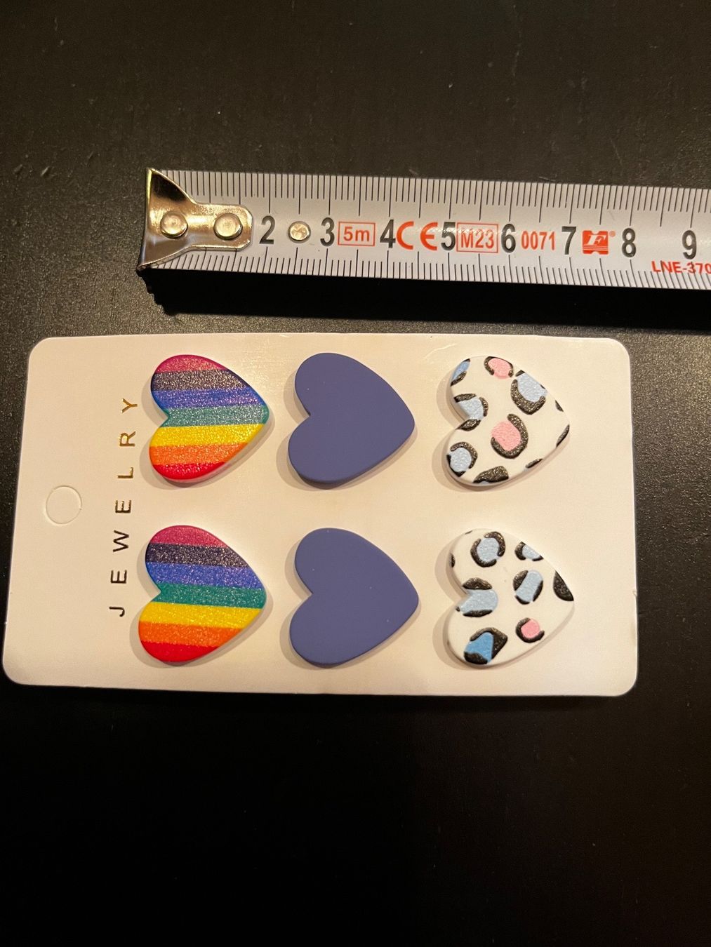 Orecchini pendenti & Orecchini a lobo: Ohrstecker Herzen (Regenbogen), Set – Nuovo (secondo la descrizione) da Gams venduto da Mariawicca 4