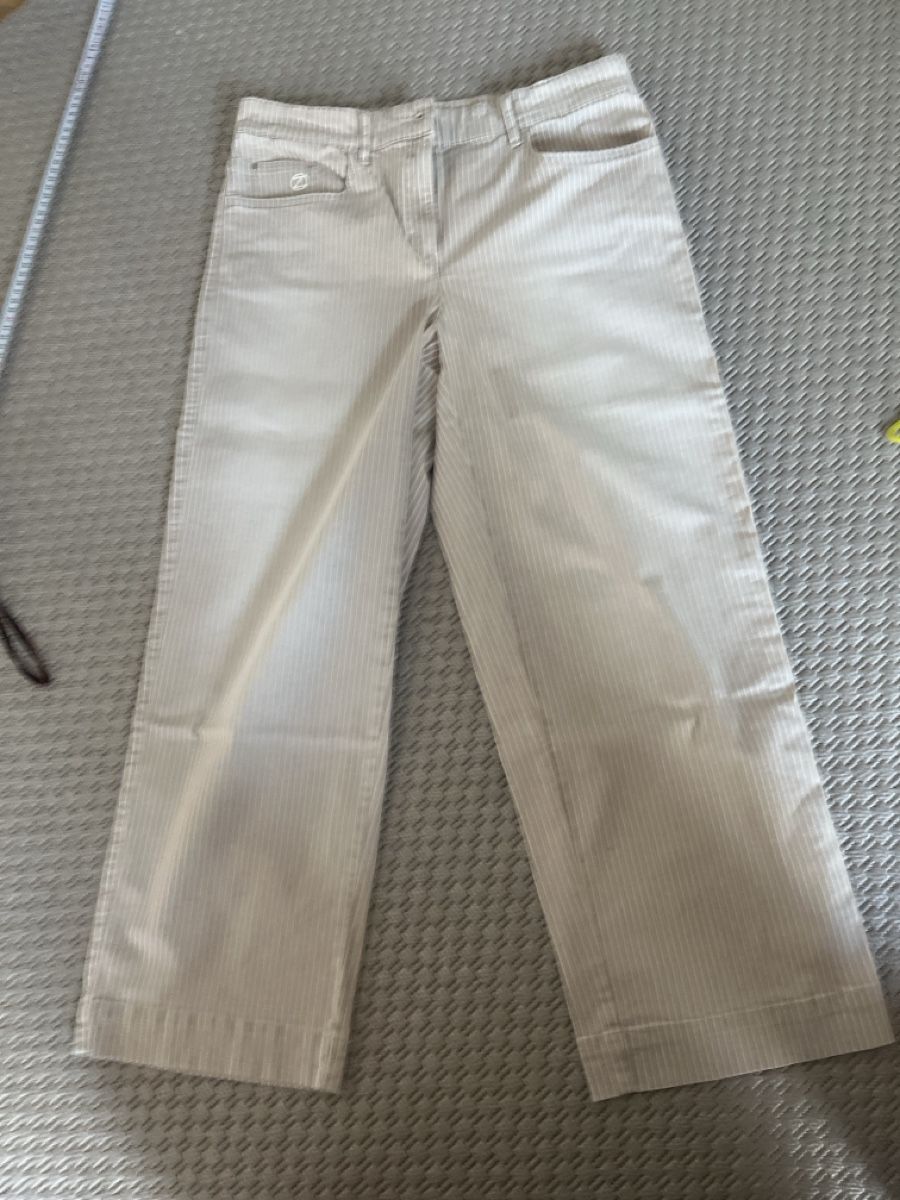 Jeans: Hose Zerres, Beige gestreift, 38, neu – Usato da Solothurn venduto da Bobesch08