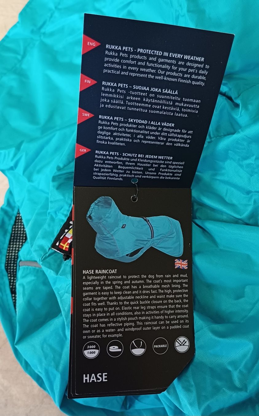 Abbigliamento: neuer rukka Hunderegenmantel 65 – Nuovo e nell'imballaggio originale da Merenschwand venduto da Brockinell 4