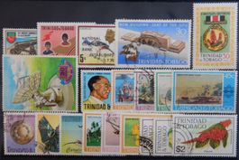Trinidad und Tobago British Lot mit alten Werten XI