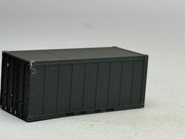 EB- 20 Ft. Container neutral olivgrün lackiert Miltär