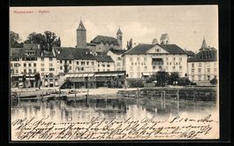 AK Rapperswil, Hafenpartie mit Häusern